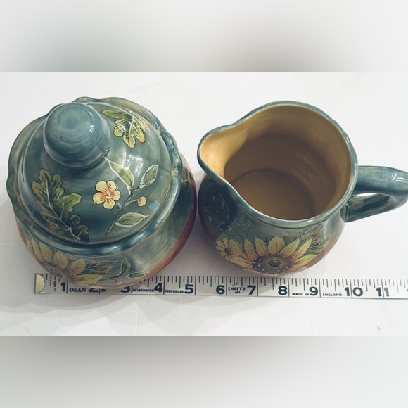 Terra Sunflower sugar and creamer - Picture 4 of 4